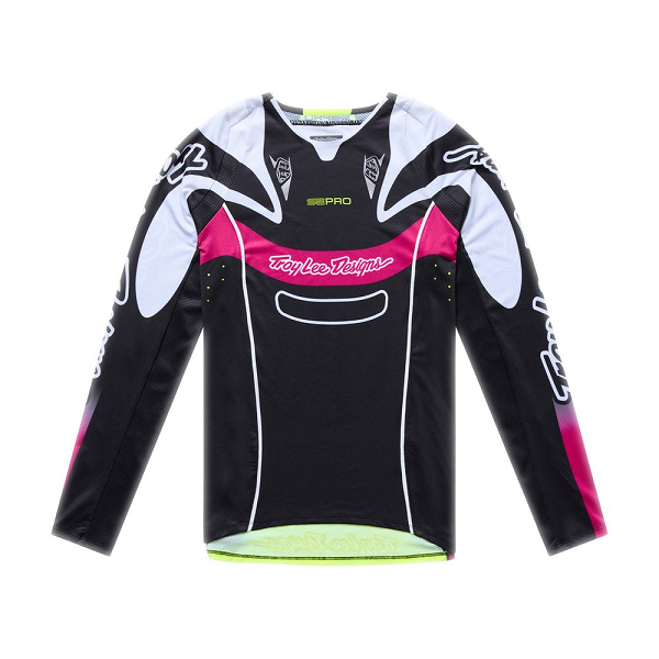 TLD YOUTH SE PRO JERSEY SALVO BLACK / WHITE Детска блуза за мотокрос и ендуро - 39305501X