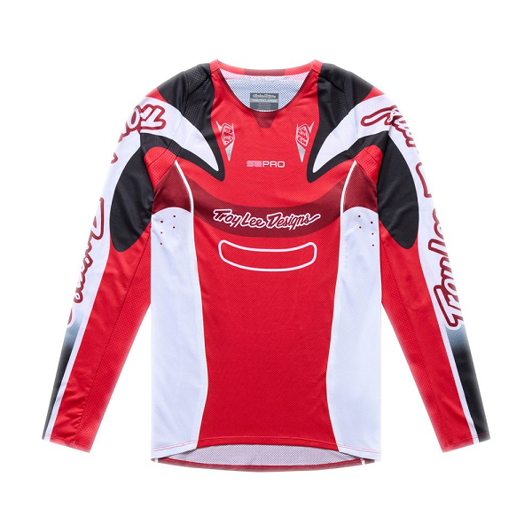 TLD YOUTH SE PRO JERSEY SALVO RED / WHITE Детска блуза за мотокрос и ендуро - 39305500X