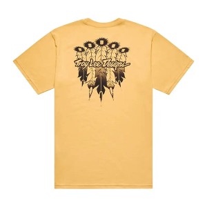 TLD T-SHIRT MANICA CORTA FEATHER ARANCIONE BLEACHED MELON - Тениска - 70157103X