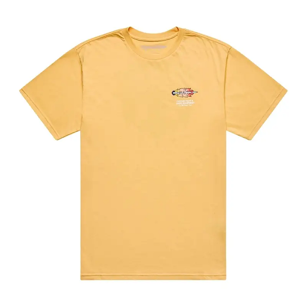 TLD T-SHIRT MANICA CORTA FEATHER ARANCIONE BLEACHED MELON - Тениска - 70157103X